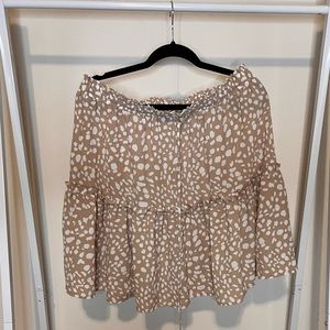 XXL Flowy Short Skirt